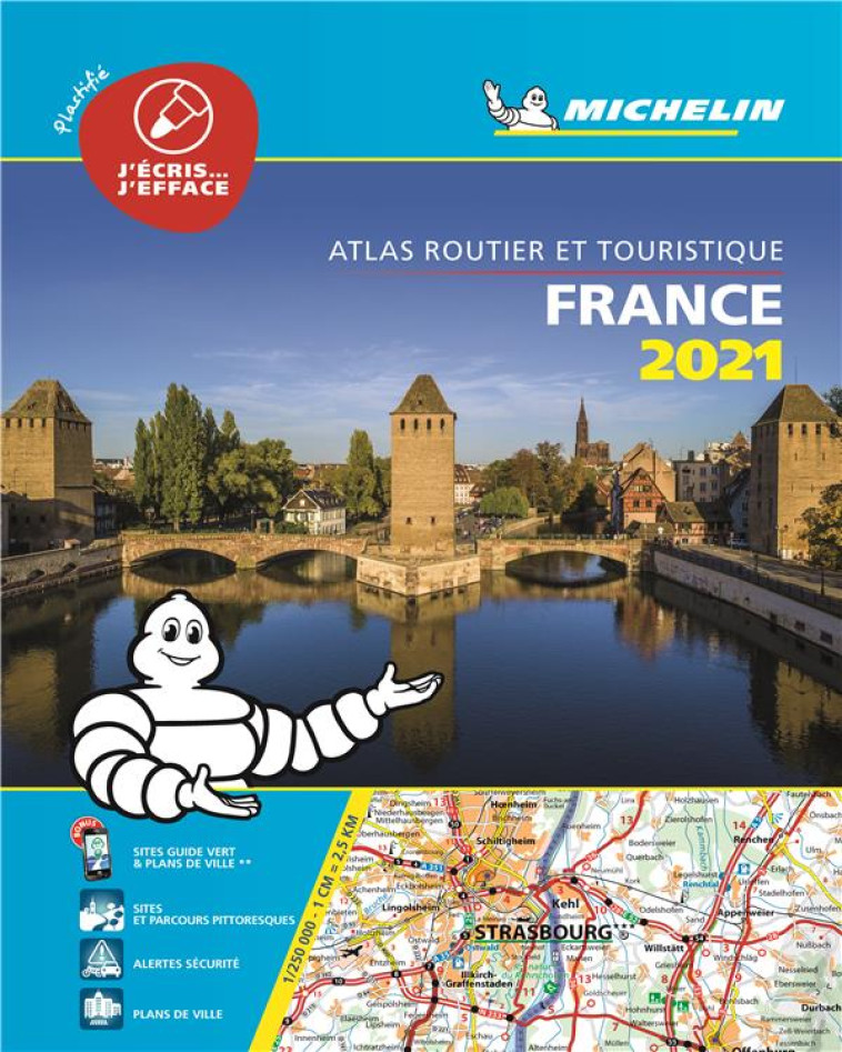 ATLAS FRANCE - ATLAS ROUTIER FRANCE 2021 PLASTIFIE - XXX - MICHELIN