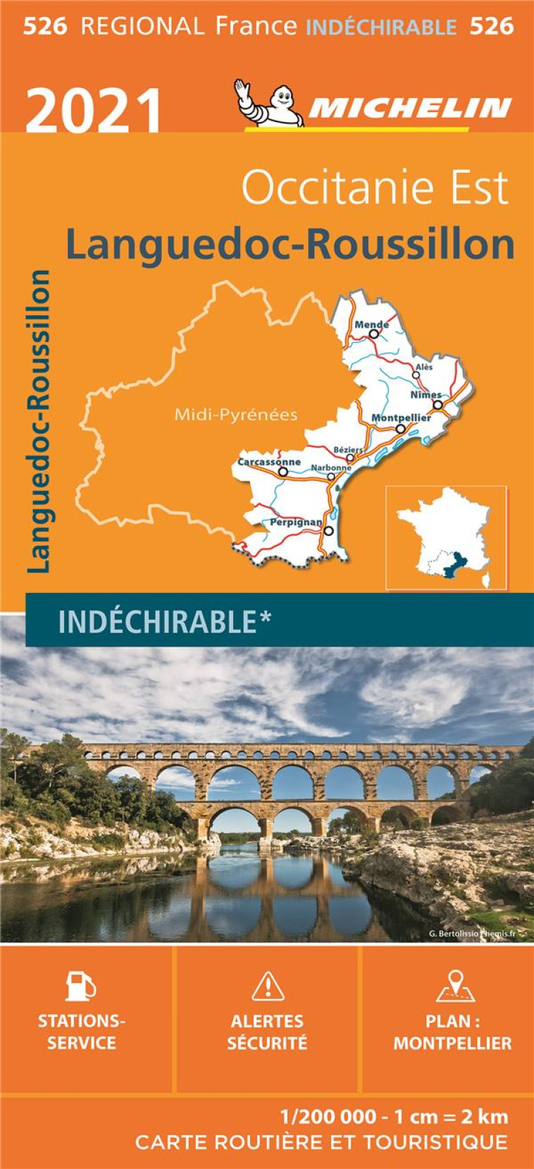 CARTE REGIONALE FRANCE - CARTE REGIONALE LANGUEDOC-ROUSSILLON 2021 - XXX - MICHELIN