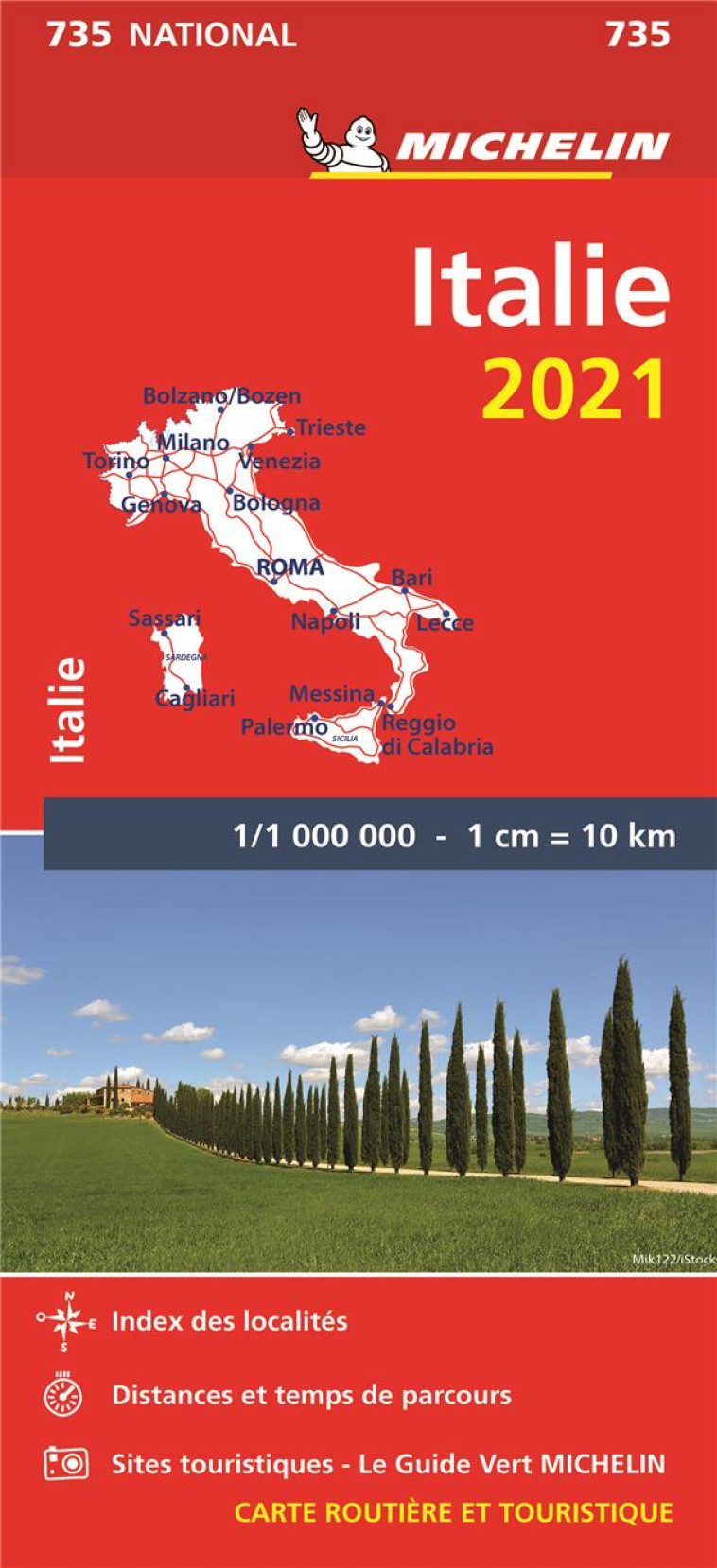 CARTE NATIONALE EUROPE - CARTE NATIONALE ITALIE 2021 - XXX - MICHELIN