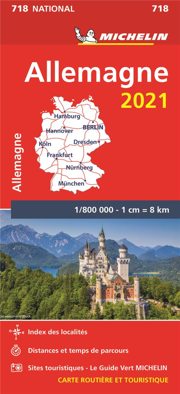 CARTE NATIONALE EUROPE - CARTE NATIONALE ALLEMAGNE 2021 - XXX - MICHELIN