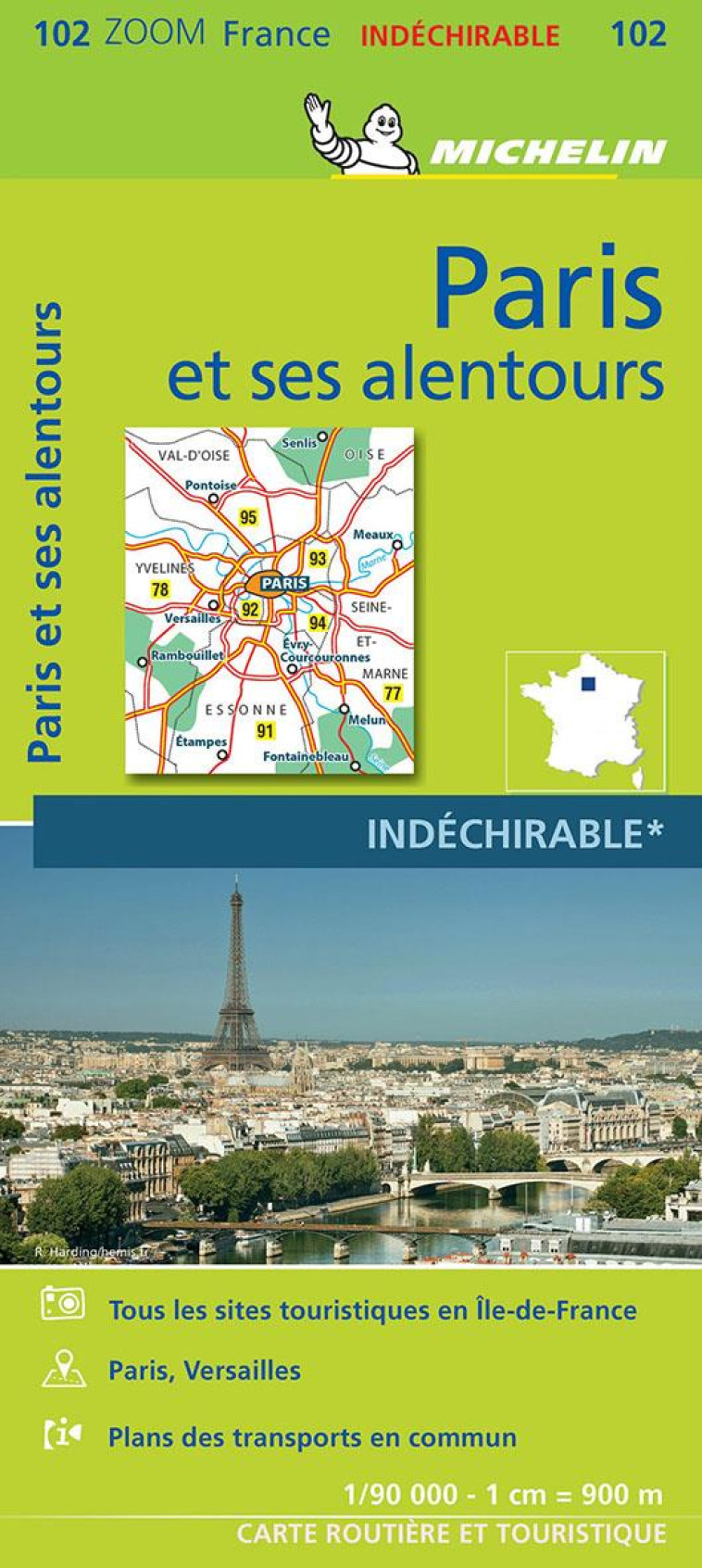 CARTE ZOOM FRANCE - CARTE ZOOM PARIS ET SES ALENTOURS - XXX - MICHELIN