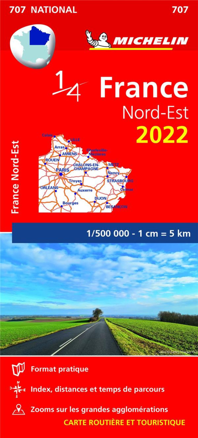 CARTE NATIONALE FRANCE NORD-EST 2022 - XXX - MICHELIN