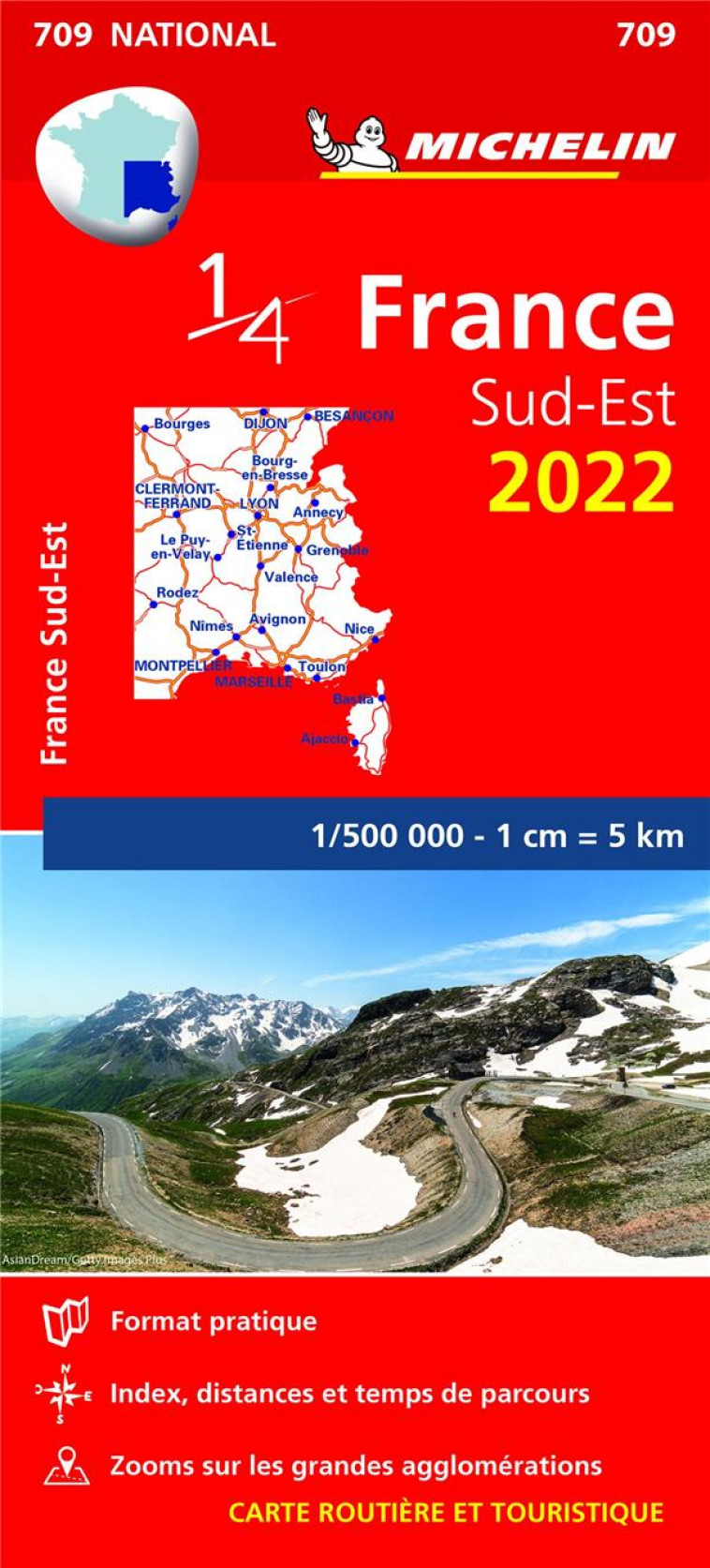 CARTE NATIONALE FRANCE SUD-EST 2022 - XXX - MICHELIN