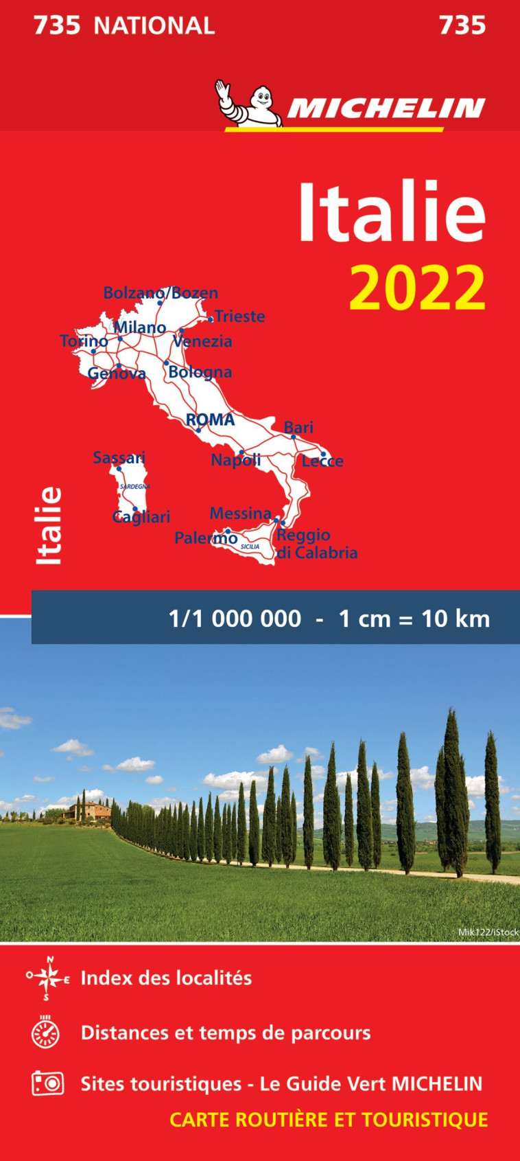 CARTE NATIONALE EUROPE - CARTE NATIONALE ITALIE 2022 - XXX - MICHELIN