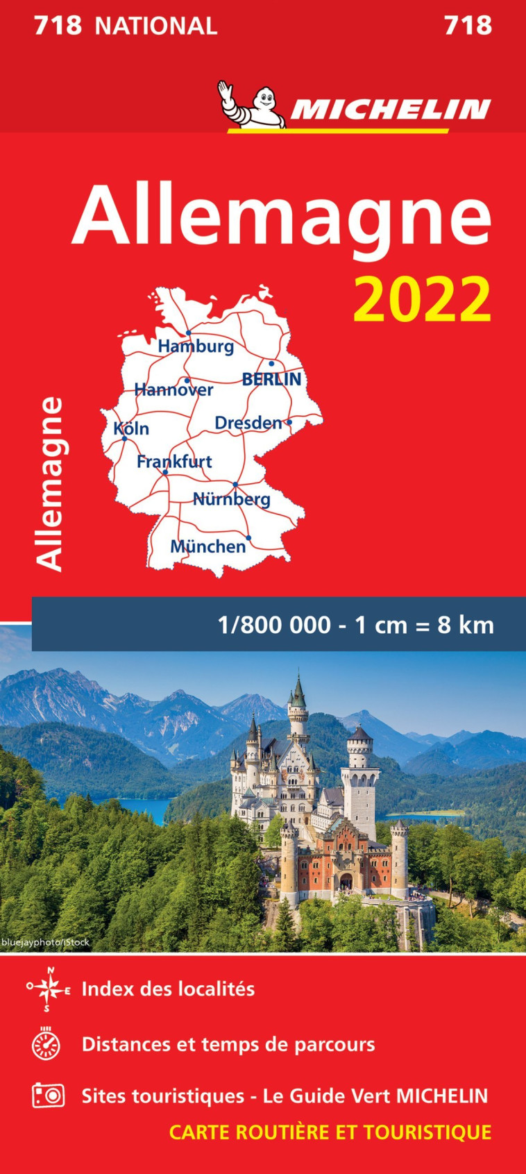 CARTE NATIONALE EUROPE - CARTE NATIONALE ALLEMAGNE 2022 - XXX - MICHELIN