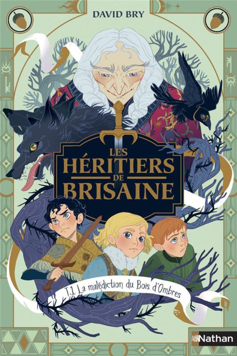 LES HERITIERS DE BRISAINE - TOME 1 LA MALEDICTION DU BOIS D-OMBRES - VOL01 - BRY/CHEVALIER - CLE INTERNAT