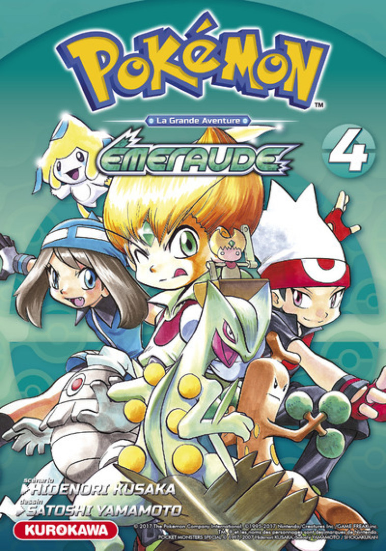 POKEMON ROUGE FEU ET VERT FEUILLE/EMERAUDE - TOME 4 - VOL04 - Hidenori Kusaka, Satoshi Yamamoto, Fabien Vautrin - KUROKAWA