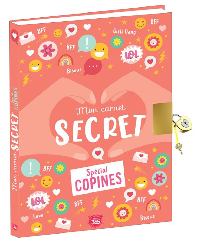 MON CARNET SECRET - SPECIAL COPINES - JOURNAL INTIME AVEC CADENAS A COMPLETER - XXX - NC