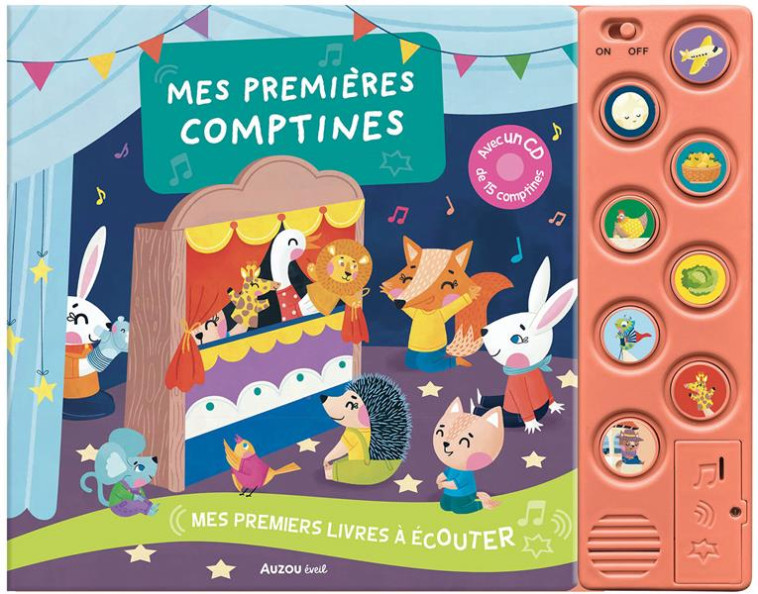 MES PREMIERS LIVRES A ECOUTER - MES PREMIERES COMPTINES - ORESKI ANTOANA - PHILIPPE AUZOU