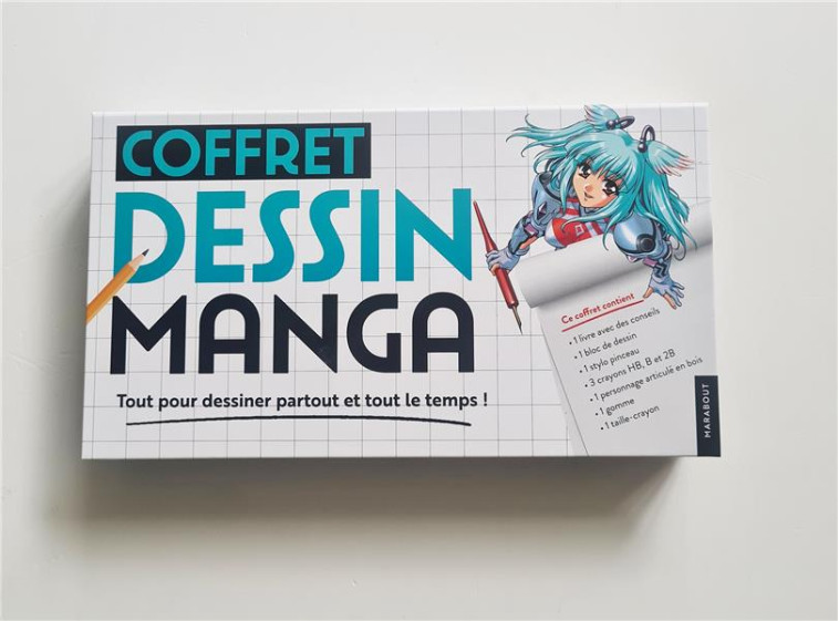 COFFRET DESSIN NOMADE MANGA - COLLECTIF - MARABOUT