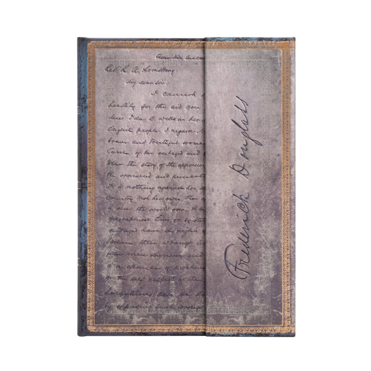 CARNET A COUV. RIGIDE FREDERICK DOUGLASS, LETTRE POUR LES DROITS CIVILS - MIDI - LIGNE - 144 P. - XXX - PAPERBLANKS