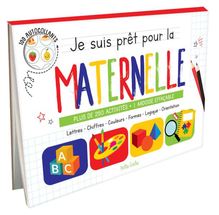 JE SUIS PRET POUR LA MATERNELLE - PLUS DE 250 ACTIVITES + 1 ARDOISE EFFACABLE - CHABOT/SHUTTERSTOCK - NC