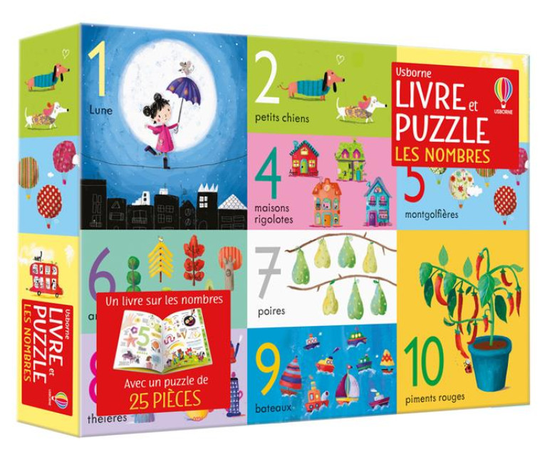 LES NOMBRES - COFFRET LIVRE ET PUZZLE - BROOKS/CHASPOUL/EVER - NC