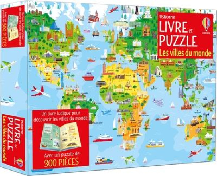 LES VILLES DU MONDE - COFFRETS LIVRE ET PUZZLE - CERATO MATTIA - NC