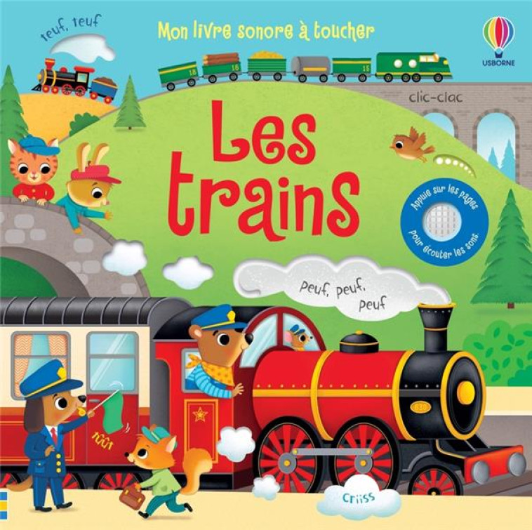 LES TRAINS - MON LIVRE SONORE A TOUCHER - TAPLIN/IOSSA/EVER - NC