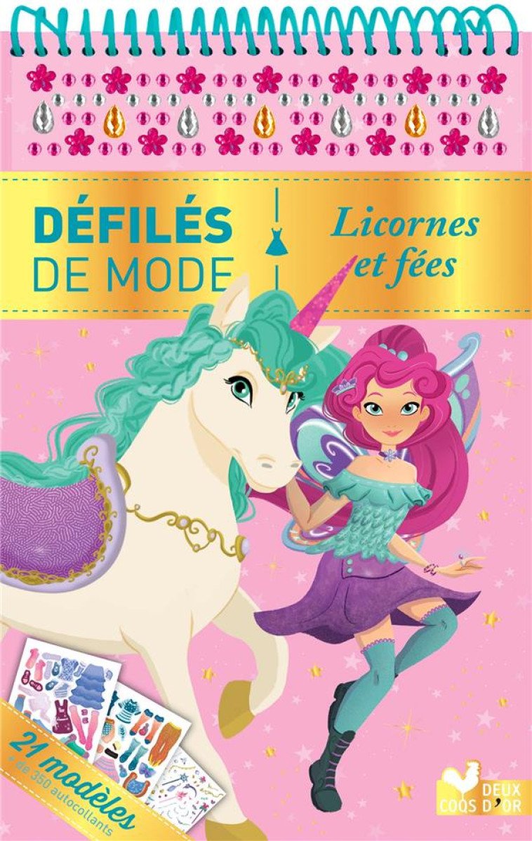 LICORNES ET FEES - BLOC A SPIRALE - LIA MALANDRINO MARIA - HACHETTE