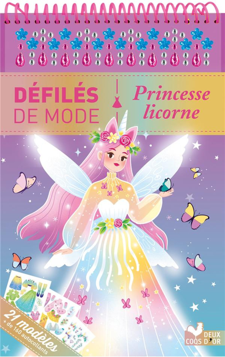 PRINCESSE LICORNE - BLOC A SPIRALE - ORTAL OPHELIE - HACHETTE