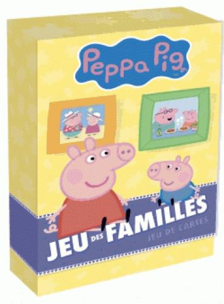 PEPPA PIG - BOITE DE CARTES 7 FAMILLES - XXX - NC