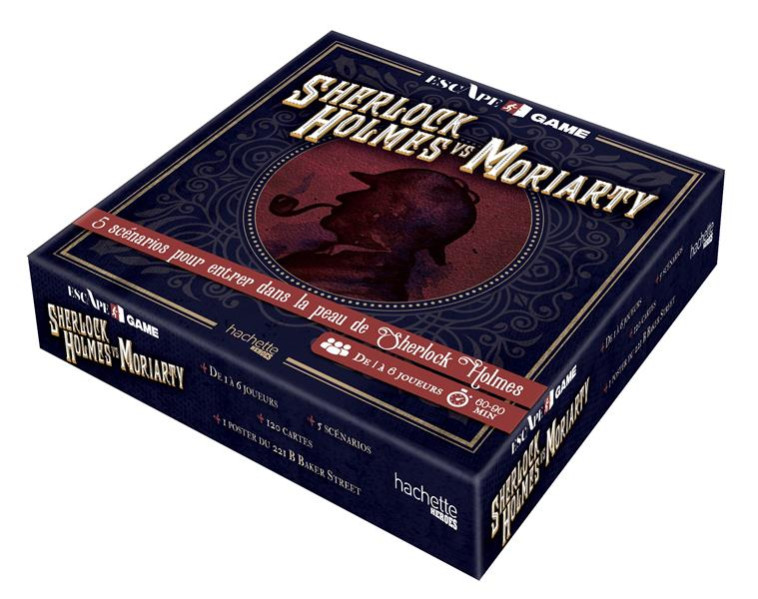 ESCAPE GAME SHERLOCK HOLMES VS MORIARTY - 5 SCENARIOS POUR ENTRER DANS LA PEAU DE SHERLOCK HOLMES - MASSE RODOLPHE - NC