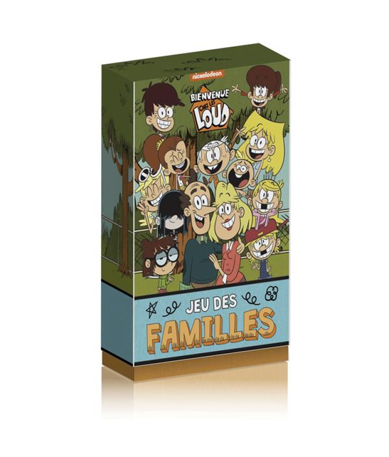 BIENVENUE CHEZ LES LOUD - BOITE DE CARTES 7 FAMILLES - XXX - NC