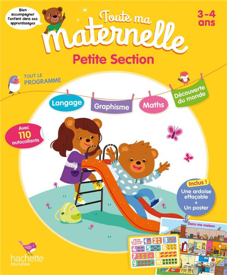 TOUTE MA MATERNELLE- PETITE SECTION 3-4 ANS - BLANDINO GUY - HACHETTE