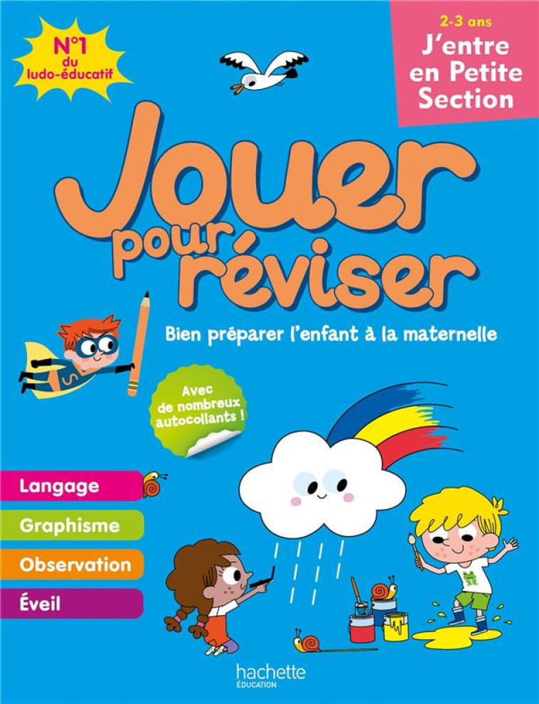 JOUER POUR REVISER - J-ENTRE EN PETITE SECTION - CAHIER DE VACANCES 2023 - COLLECTIF/MORIZE - HACHETTE