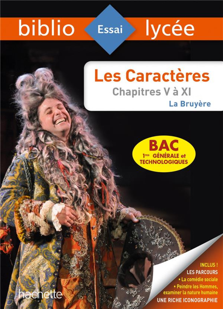 BIBLIOLYCEE - LES CARACTERES, LA BRUYERE (LIVRES V A XI) BAC 2023 - PARCOURS : LA COMEDIE HUMAINE - - MONTAIGNE/BREMOND - HACHETTE