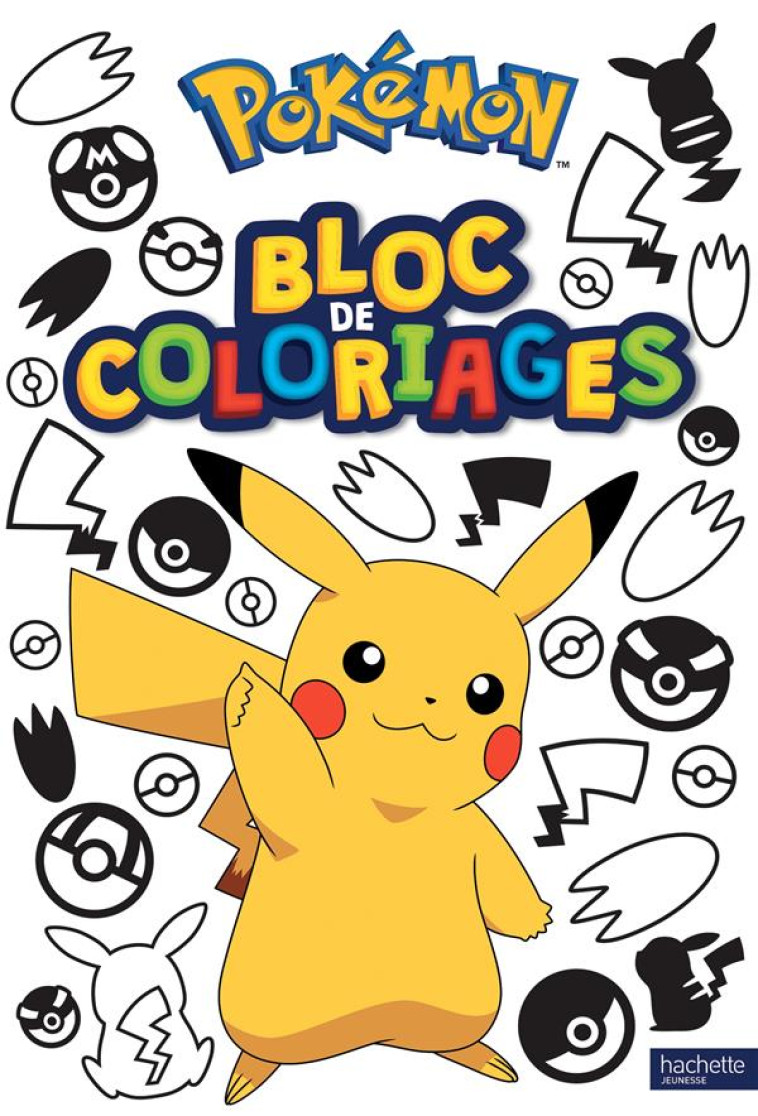 POKEMON - BLOC DE COLORIAGES - XXX - HACHETTE