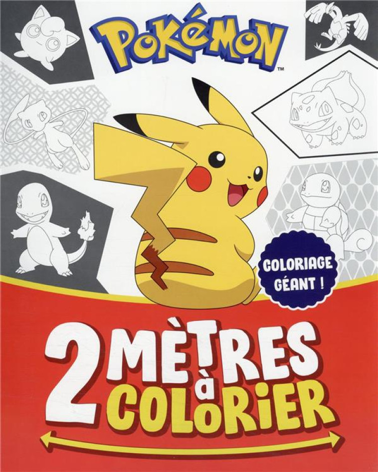 POKEMON - 2 METRES A COLORIER - XXX - HACHETTE