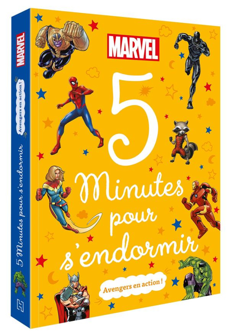 MARVEL - 5 MINUTES POUR S-ENDORMIR - SPECIAL AVENGERS - COLLECTIF - HACHETTE