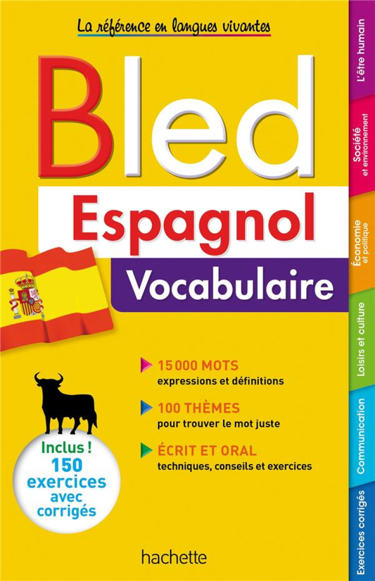 BLED ESPAGNOL VOCABULAIRE - CLEREN MONTAUFRAY - HACHETTE