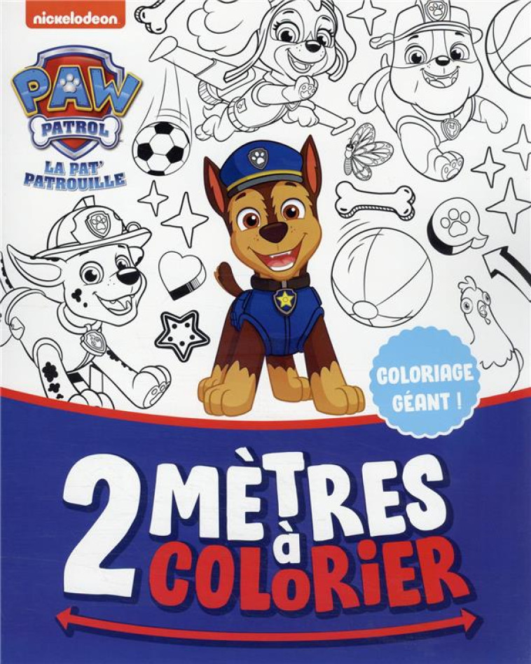 LA PAT- PATROUILLE - 2 METRES A COLORIER - XXX - HACHETTE