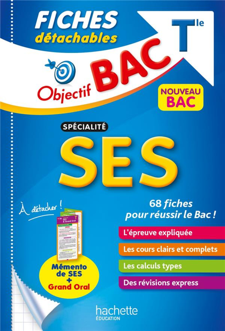 OBJECTIF BAC FICHES DETACHABLES SPECIALITE SES TLE - THIERRY/MEES - HACHETTE