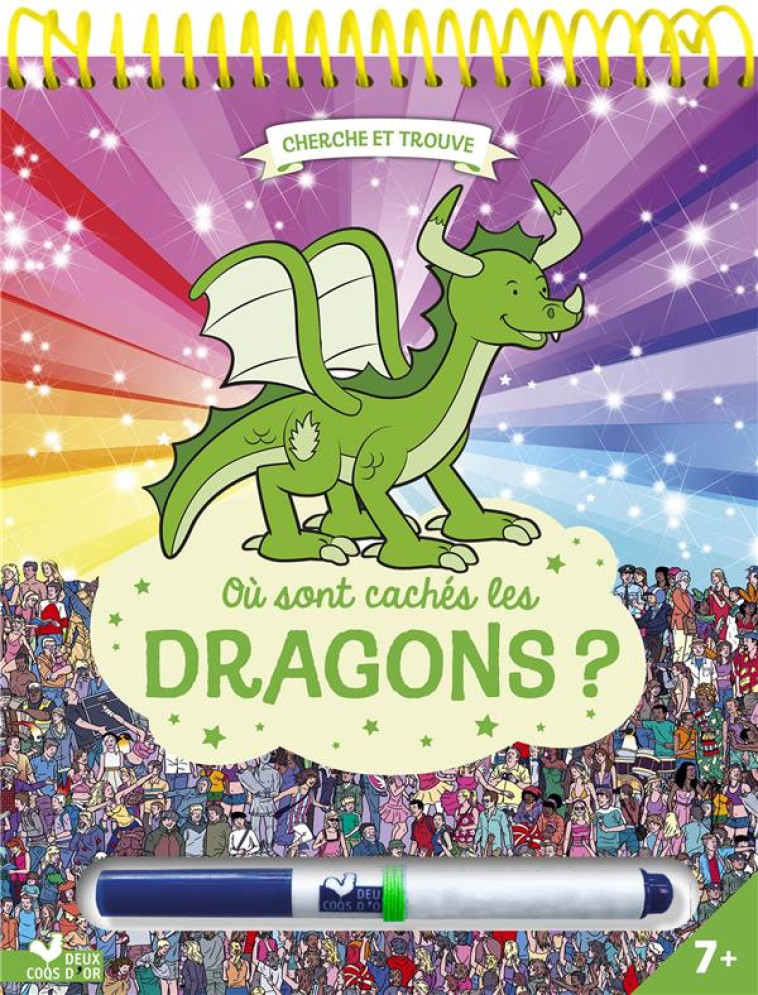 OU SONT CACHES LES DRAGONS ? - BLOC AVEC FEUTRE EFFACABLE - MORAN PAUL - NC