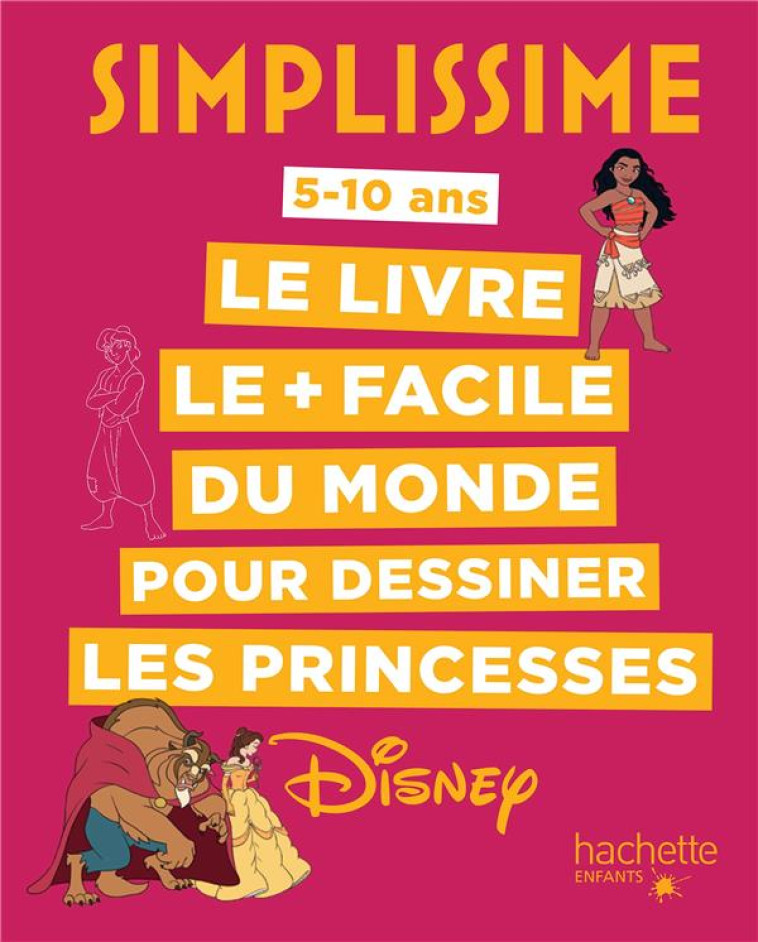 SIMPLISSIME POUR DESSINER LES PRINCESSES DISNEY - HERZOG LISE - HACHETTE