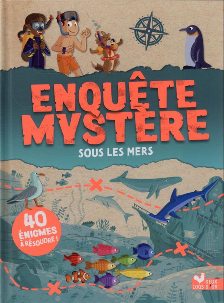 ENQUETE MYSTERE - SOUS LES MERS - MOLLICA/LIENARD - HACHETTE