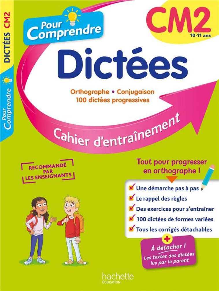 POUR COMPRENDRE DICTEES CM2 - BERLION/COLLET - HACHETTE