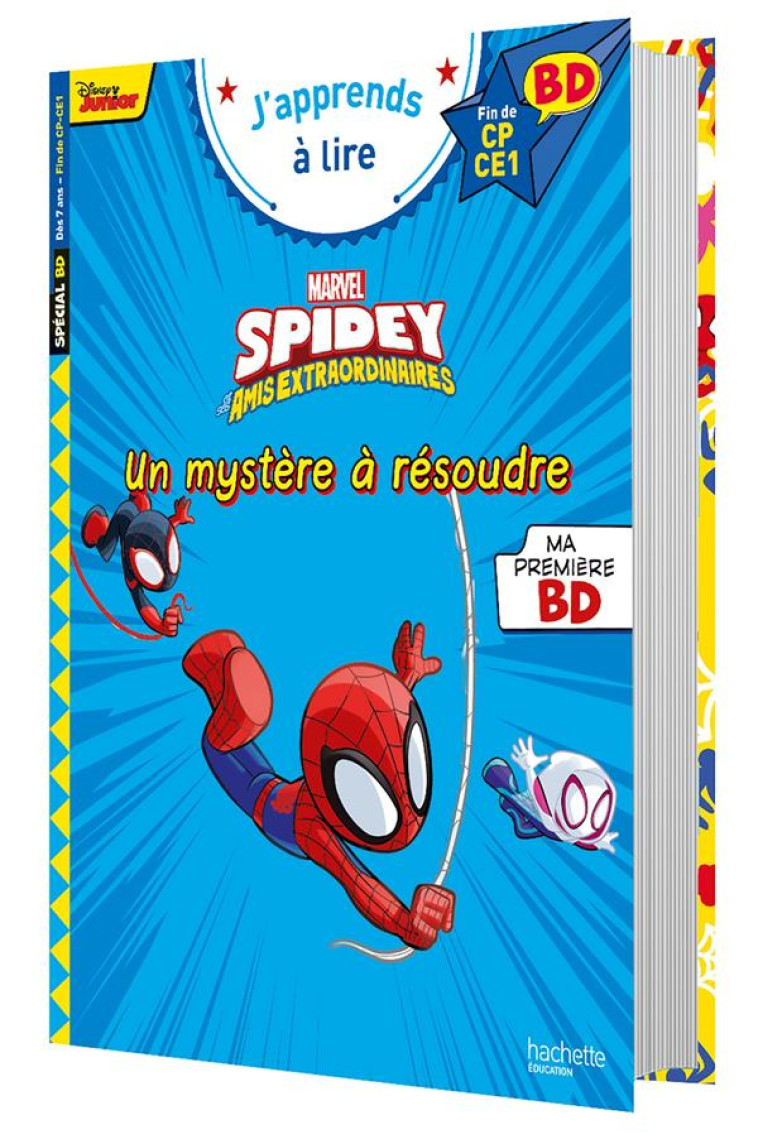 DISNEY  BD  FIN DE CP- CE1 -  SPIDEY ET SES AMIS EXTRAORDINAIRES -  UN MYSTERE A RESOUDRE - ALBERTIN ISABELLE - HACHETTE