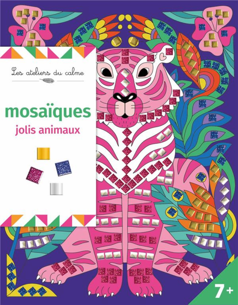 MOSAIQUES MOUSSE JOLIS ANIMAUX - POCHETTE AVEC ACCESSOIRES - SILEO CINZIA - NC