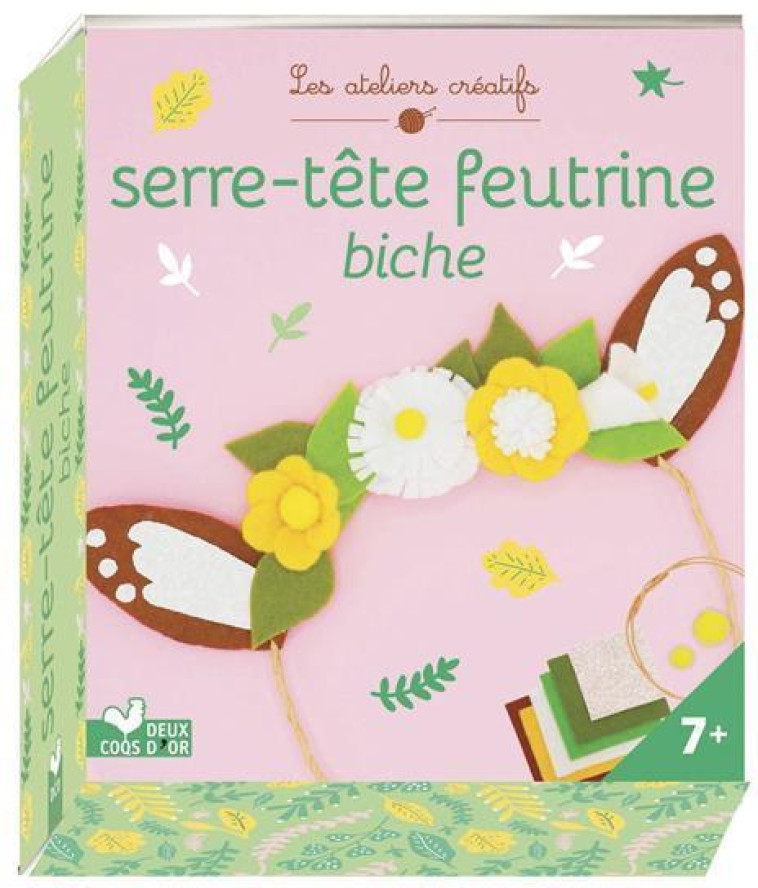 SERRE-TETE FEUTRINE BICHE - MINI COFFRET AVEC ACCESSOIRES - HUMBERT VIRGINIE - HACHETTE