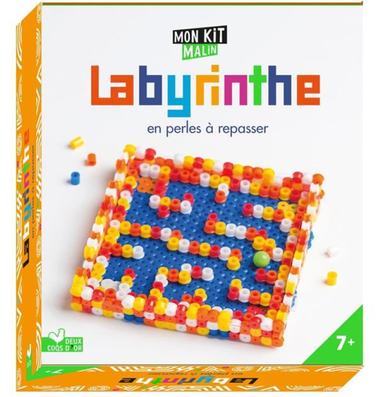 LABYRINTHE EN PERLES A REPASSER - MINI COFFRET AVEC ACCESSOIRES - XXX - HACHETTE