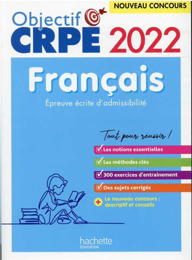 OBJECTIF CRPE 2022 - FRANCAIS - EPREUVE ECRITE D-ADMISSIBILITE - AVEZARD-ROGER - HACHETTE