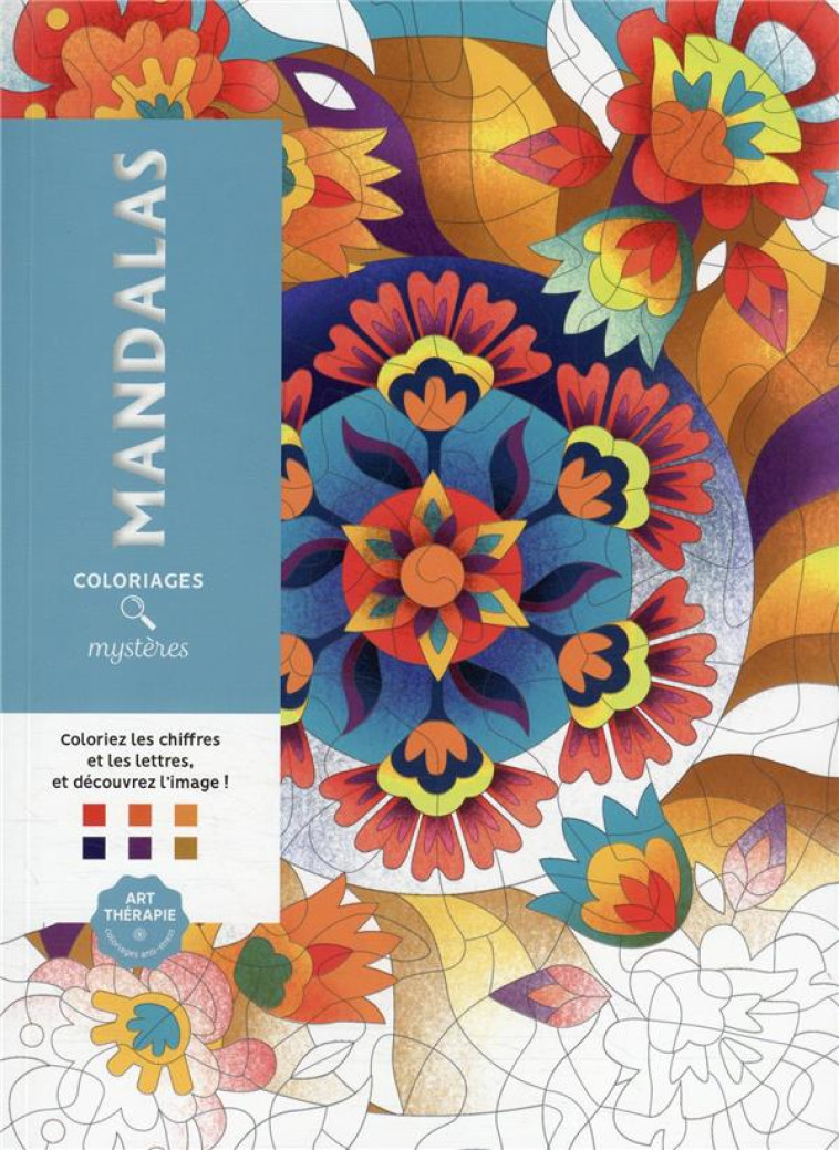 COLORIAGES MYSTERES - MANDALAS - CONSTANTIN DOMINIQUE - HACHETTE