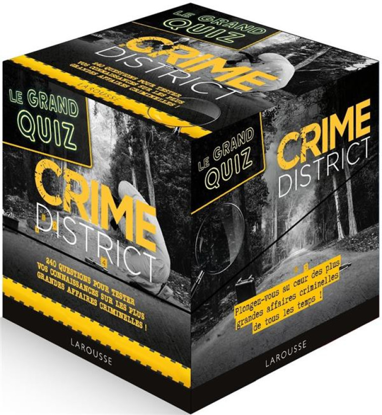 CRIME DISTRICT - LE GRAND QUIZ - COLLECTIF - LAROUSSE