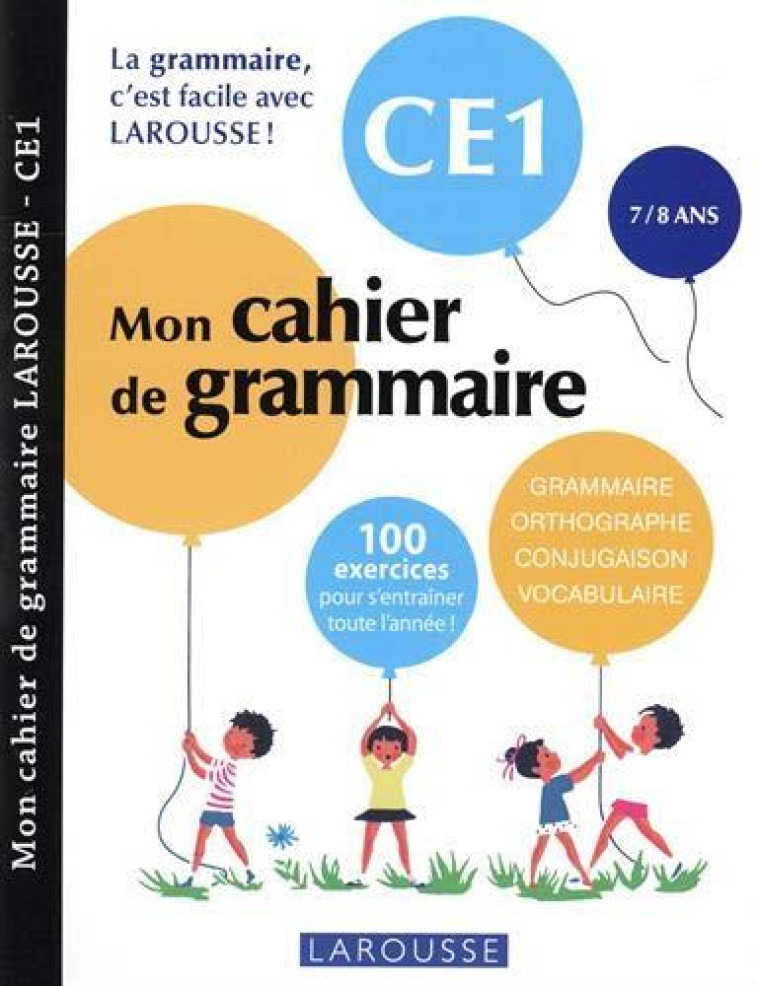 PETIT CAHIER DE GRAMMAIRE LAROUSSE CE1 - COLLECTIF - LAROUSSE