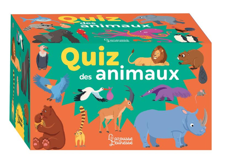 QUIZ DES ANIMAUX - JAKOBOWICZ/POLI - LAROUSSE