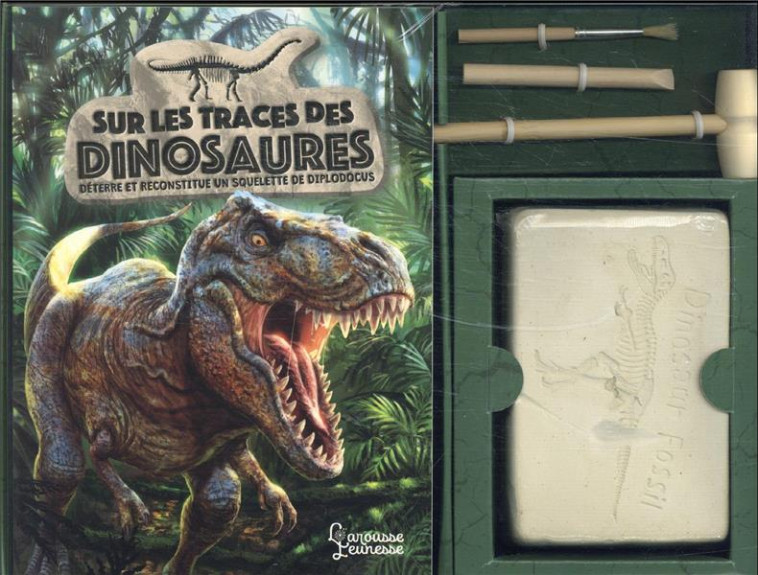 SUR LES TRACES DES DINOSAURES - OLIVAUX/DEL NEVO - LAROUSSE