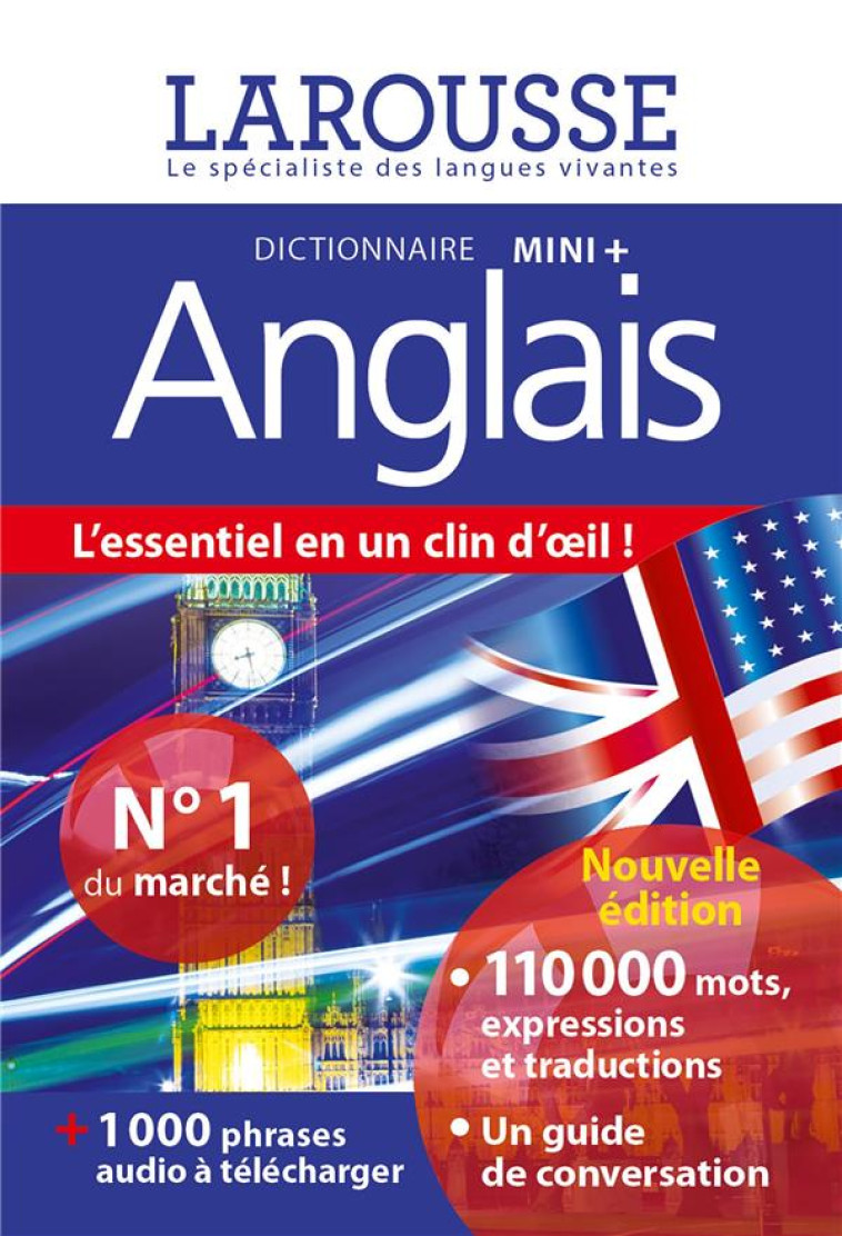 DICTIONNAIRE MINI PLUS ANGLAIS - COLLECTIF - LAROUSSE