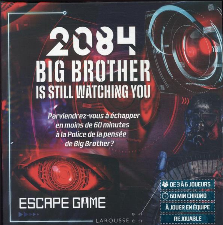 COFFRET ESCAPE GAME 2084 BIG BROTHER IS STILL WATCHING YOU - SAINT-MARTIN GILLES - NC