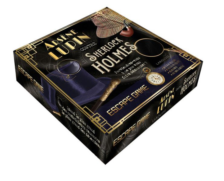 COFFRET ESCAPE GAME ARSENE LUPIN CONTRE SHERLOCK HOLMES - TRENTI NICOLAS - NC